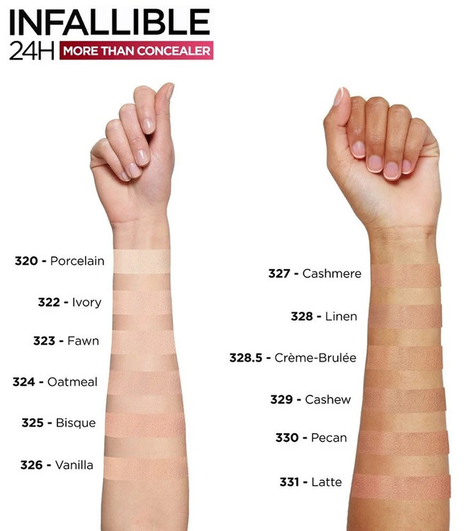 کرم کانسیلر اینفالیبل مور تان شماره 324-Oatmeal